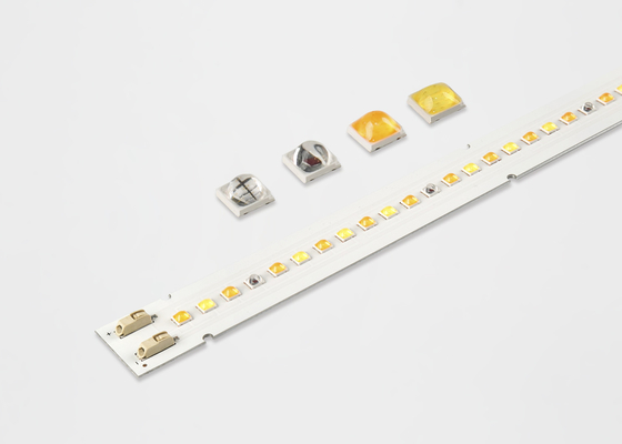 do espectro 660nm alto linear das tiras do diodo emissor de luz do PWB da horticultura 60W lâmpada crescente